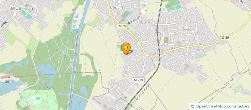 localisation de l'entreprise MONSIEUR RAPHAEL DEBAECKER  BAUVIN