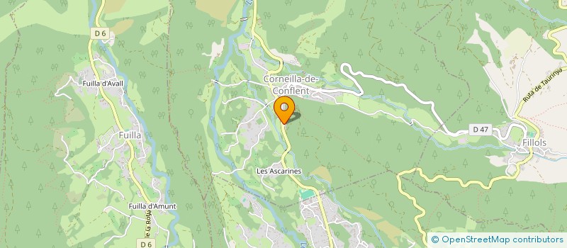 localisation de l'entreprise MONSIEUR RAPHAEL DEFAUT  CORNEILLA-DE-CONFLENT