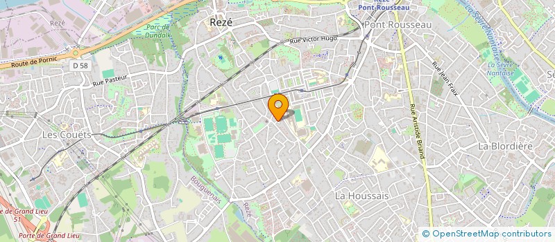 localisation de l'entreprise MONSIEUR RAPHAEL DEFOSSEZ à REZE
