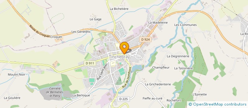 localisation de l'entreprise MONSIEUR RAPHAEL DEGRENNE à TINCHEBRAY-BOCAGE