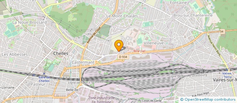 localisation de l'entreprise MONSIEUR RAPHAEL DEL REY  CHELLES