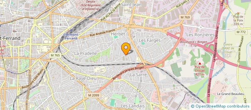 localisation de l'entreprise MONSIEUR RAPHAEL DELAGE  CLERMONT-FERRAND