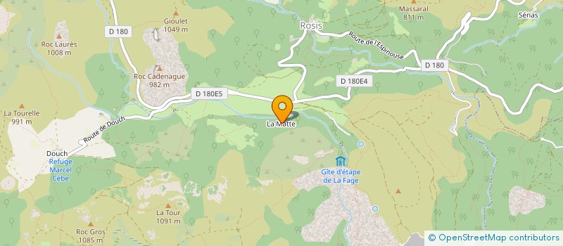 localisation de l'entreprise MONSIEUR RAPHAEL DELATTRE  LAMALOU-LES-BAINS