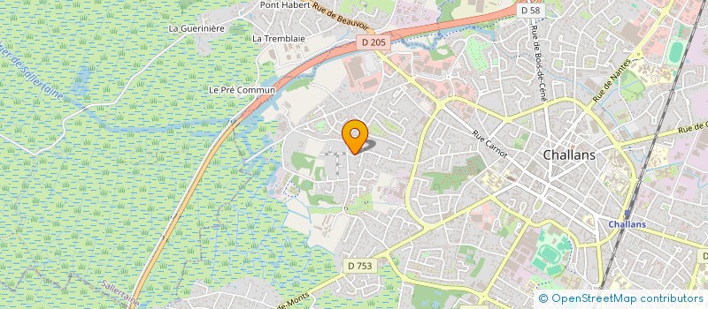 localisation de l'entreprise MONSIEUR RAPHAEL DELAUNAY  LA GARNACHE