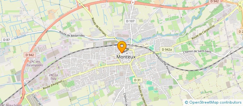 localisation de l'entreprise MONSIEUR RAPHAEL DELOCHE  MONTEUX