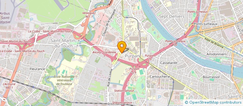 localisation de l'entreprise MONSIEUR RAPHAEL DENOUX  TOULOUSE