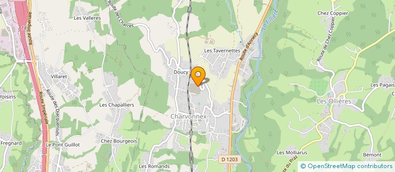 localisation de l'entreprise MONSIEUR RAPHAEL DEPERY  CHARVONNEX