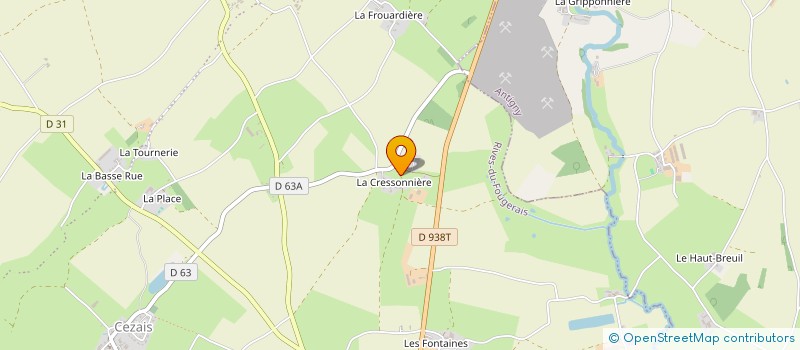 localisation de l'entreprise MONSIEUR RAPHAEL DESALE  RIVES-DU-FOUGERAIS