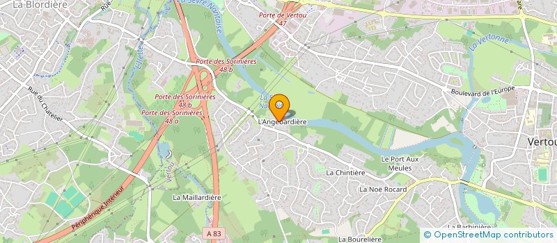 localisation de l'entreprise MONSIEUR RAPHAEL DESPORTES  VERTOU