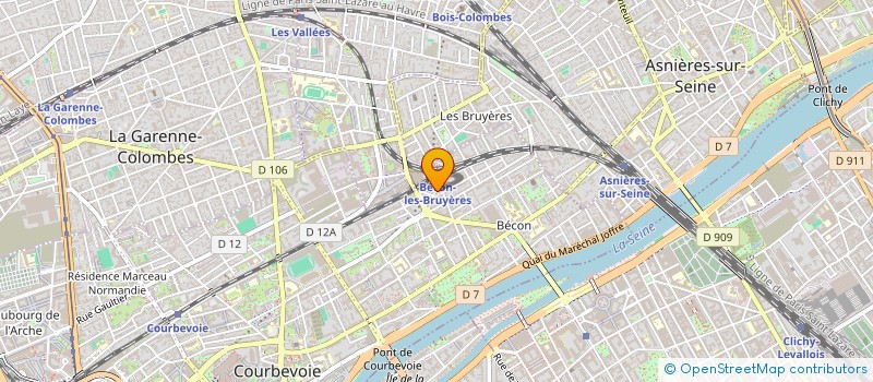 localisation de l'entreprise MONSIEUR RAPHAEL DEVOS à COURBEVOIE
