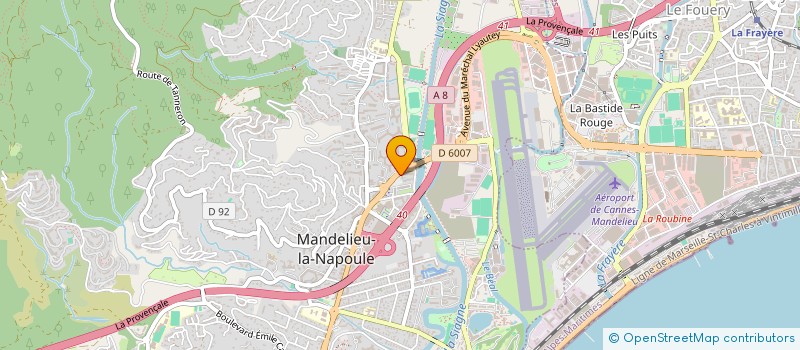 localisation de l'entreprise MONSIEUR RAPHAEL DI MICHELE  MANDELIEU-LA-NAPOULE