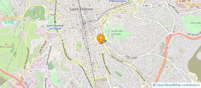 localisation de l'entreprise MONSIEUR RAPHAEL DIAS DE SOUSA  SAINT-ETIENNE