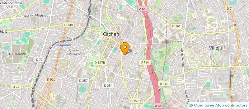 localisation de l'entreprise MONSIEUR RAPHAEL DIDIER  CACHAN