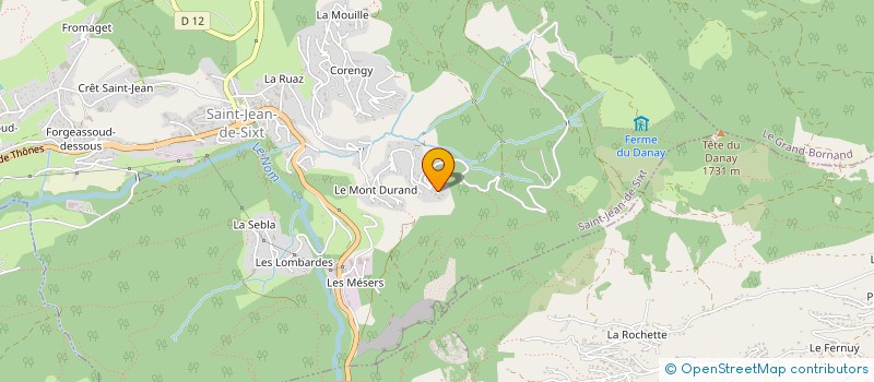 localisation de l'entreprise MONSIEUR RAPHAEL DINARDO  SAINT-JEAN-DE-SIXT