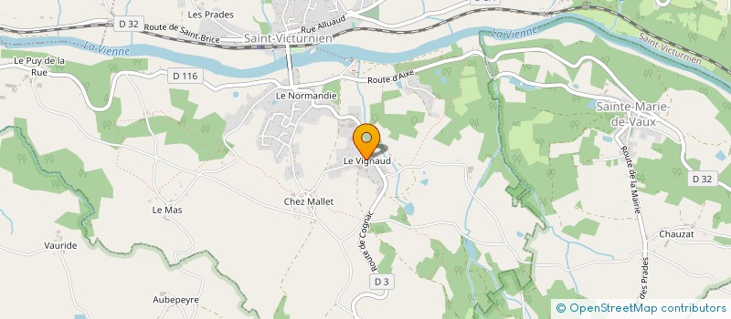 localisation de l'entreprise MONSIEUR RAPHAEL DOMONT  SAINT-VICTURNIEN