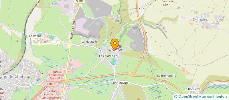 localisation de l'entreprise MONSIEUR RAPHAEL DOS SANTOS à ONET-LE-CHATEAU