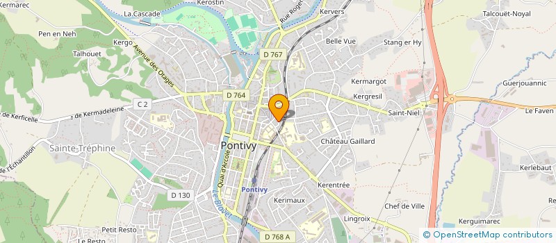 localisation de l'entreprise MONSIEUR RAPHAEL DOUILLARD  PONTIVY