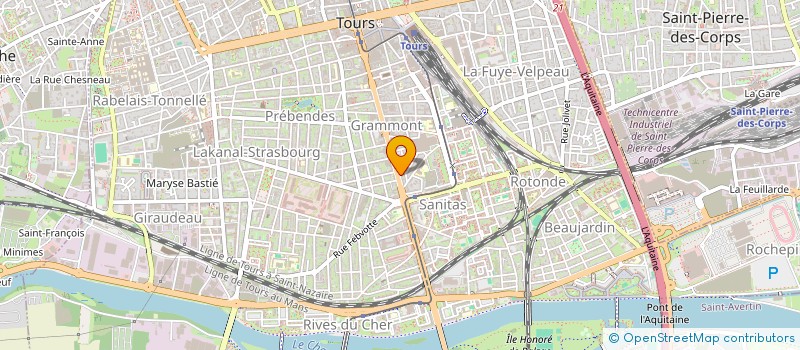 localisation de l'entreprise MONSIEUR RAPHAEL DRAHI  TOURS