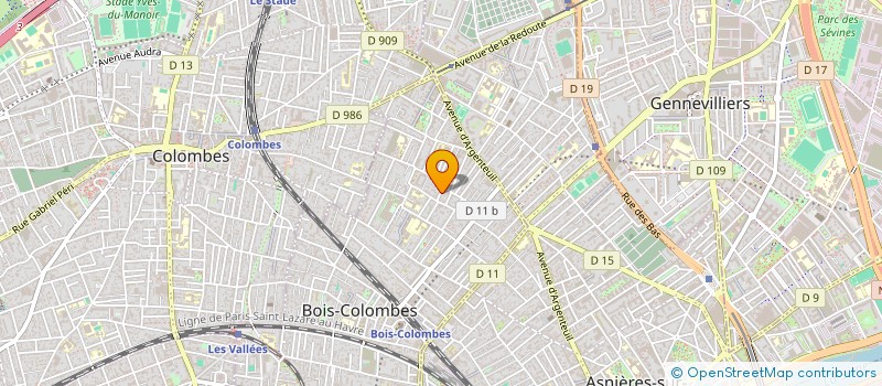 localisation de l'entreprise MONSIEUR RAPHAEL DUCHEMIN à BOIS-COLOMBES