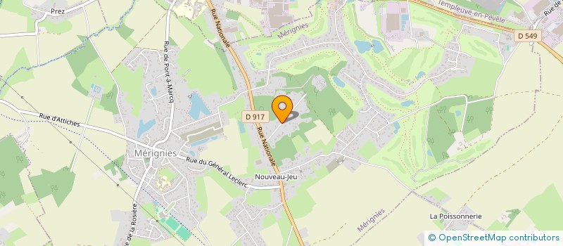 localisation de l'entreprise MONSIEUR RAPHAEL DUCRUET  MERIGNIES