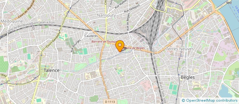 localisation de l'entreprise MONSIEUR RAPHAEL DUJOU  BORDEAUX