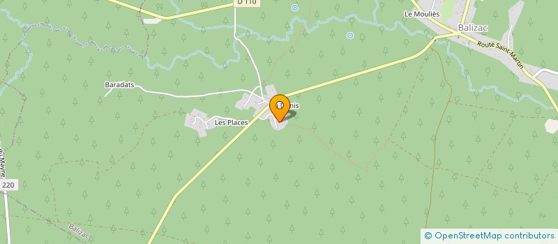 localisation de l'entreprise MONSIEUR RAPHAEL DULOU  BALIZAC