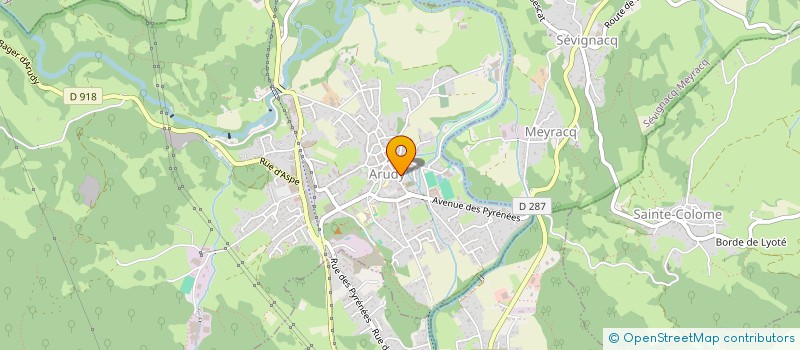 localisation de l'entreprise MONSIEUR RAPHAEL DUNGLER  ARUDY