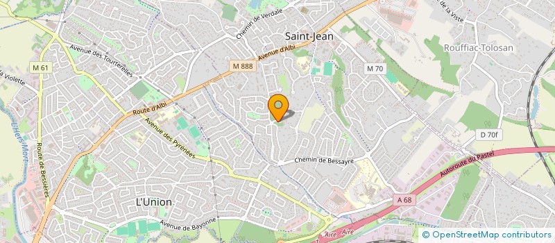 localisation de l'entreprise MONSIEUR RAPHAEL DUPAS  CHARGE