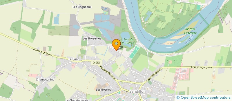 localisation de l'entreprise MONSIEUR RAPHAEL DUPONT à SANDILLON