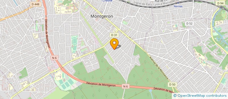 localisation de l'entreprise MONSIEUR RAPHAEL DURAND à MONTGERON
