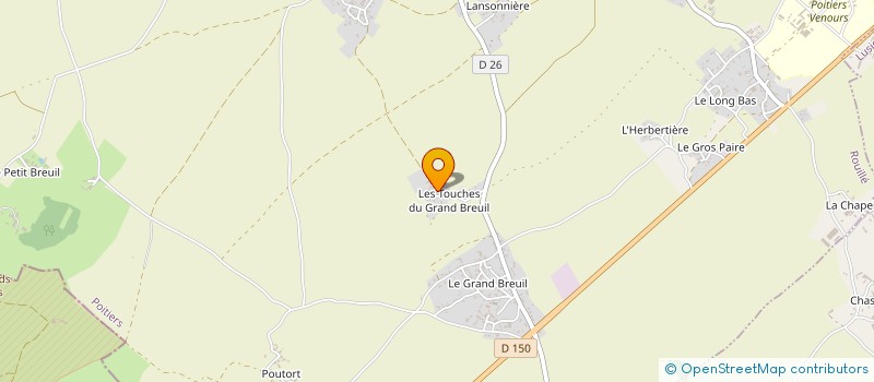 localisation de l'entreprise MONSIEUR RAPHAEL DURAND à ROUILLE