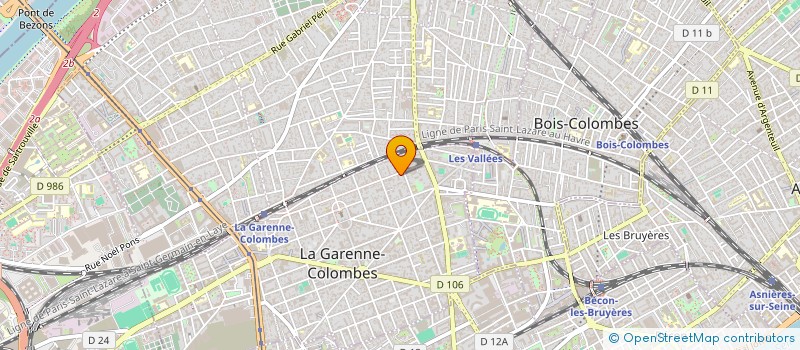 localisation de l'entreprise MONSIEUR RAPHAEL DURVEL  LA GARENNE-COLOMBES