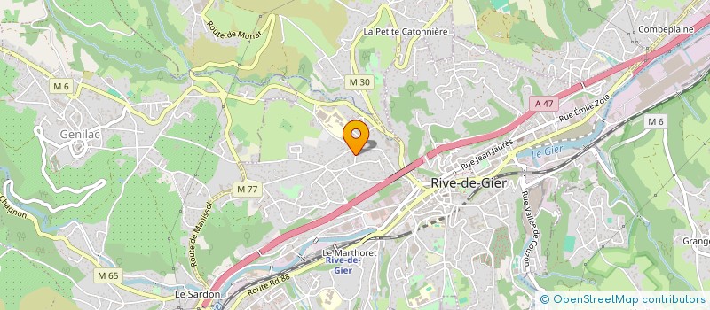 localisation de l'entreprise MONSIEUR RAPHAEL EDIEUX  RIVE-DE-GIER