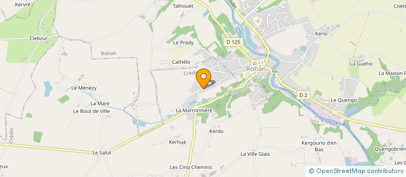 localisation de l'entreprise MONSIEUR RAPHAEL ELOY  CREDIN