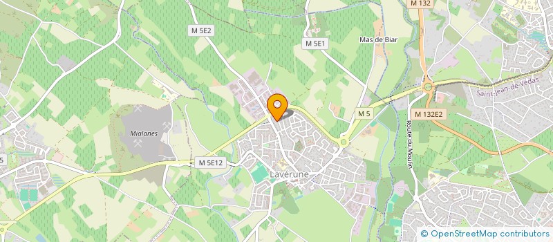 localisation de l'entreprise MONSIEUR RAPHAEL ESPIN  LAVERUNE