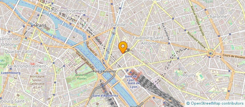 localisation de l'entreprise MONSIEUR RAPHAEL ESTIVAL  PARIS