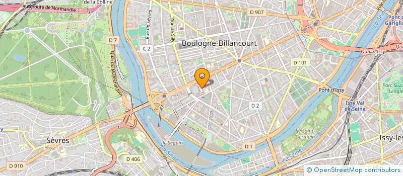 localisation de l'entreprise MONSIEUR RAPHAEL EXANDIER  BOULOGNE-BILLANCOURT