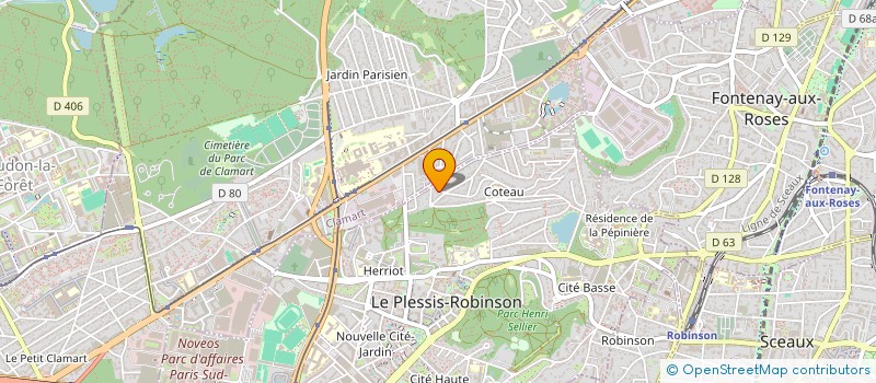 localisation de l'entreprise MONSIEUR RAPHAEL EZEGUELIAN  LE PLESSIS-ROBINSON