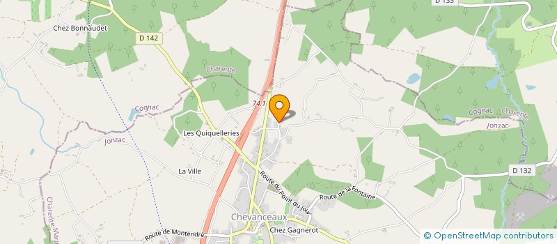 localisation de l'entreprise MONSIEUR RAPHAEL FAREY  CHEVANCEAUX