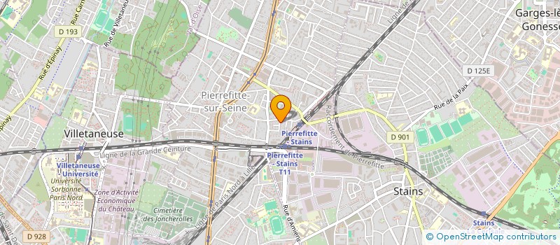 localisation de l'entreprise MONSIEUR RAPHAEL FELLOUS à PIERREFITTE-SUR-SEINE