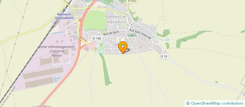 localisation de l'entreprise MONSIEUR RAPHAEL FENNERICH  NANTEUIL-LE-HAUDOUIN