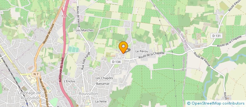 localisation de l'entreprise MONSIEUR RAPHAEL FERNANDEZ  ROUSSILLON