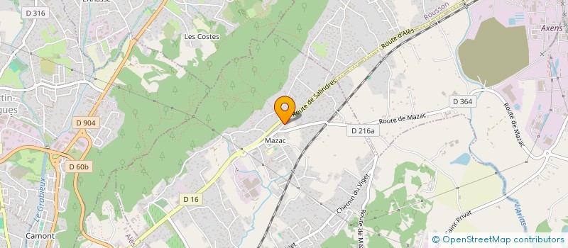 localisation de l'entreprise MONSIEUR RAPHAEL FERNANDEZ-RUIZ  SAINT-PRIVAT-DES-VIEUX