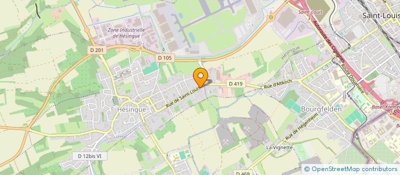 localisation de l'entreprise MONSIEUR RAPHAEL FLIGITTER  HESINGUE