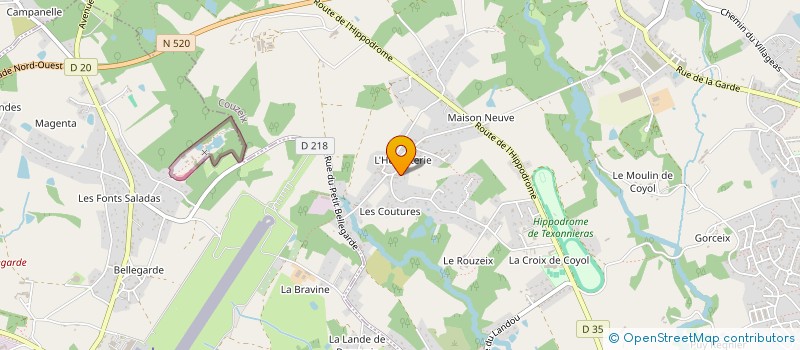 localisation de l'entreprise MONSIEUR RAPHAEL FLORES à COUZEIX