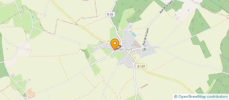 localisation de l'entreprise MONSIEUR RAPHAEL FONTAINE  HARCOURT