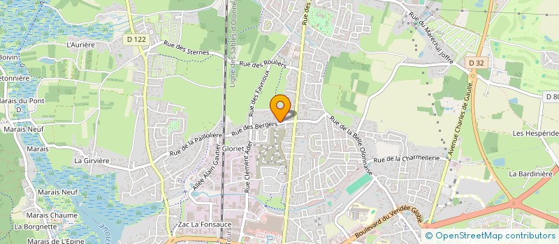 localisation de l'entreprise MONSIEUR RAPHAEL FONTAINE à LES SABLES D'OLONNE