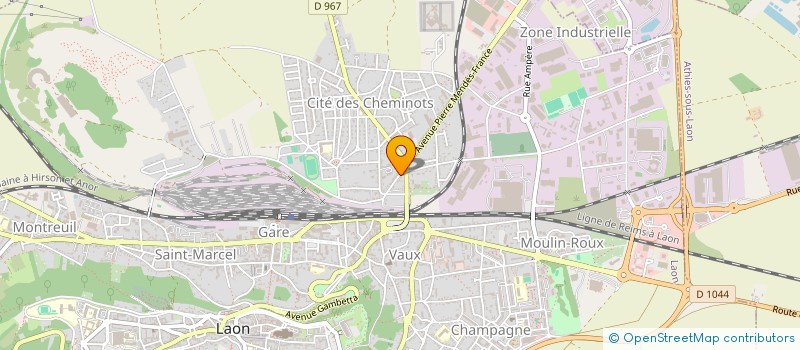 localisation de l'entreprise MONSIEUR RAPHAEL FONTENAY  LAON