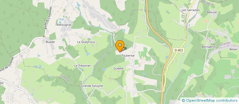 localisation de l'entreprise MONSIEUR RAPHAEL FORTCHANTRE à BERGERAC