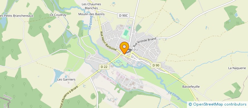 localisation de l'entreprise MONSIEUR RAPHAEL FOUCAUT  BLENEAU